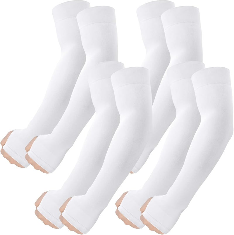 ROXUN Arm Sleeves with Thumb Hole, Cooling UV Protection Compression Tattoo Cover Up for Men/Women - Image 1